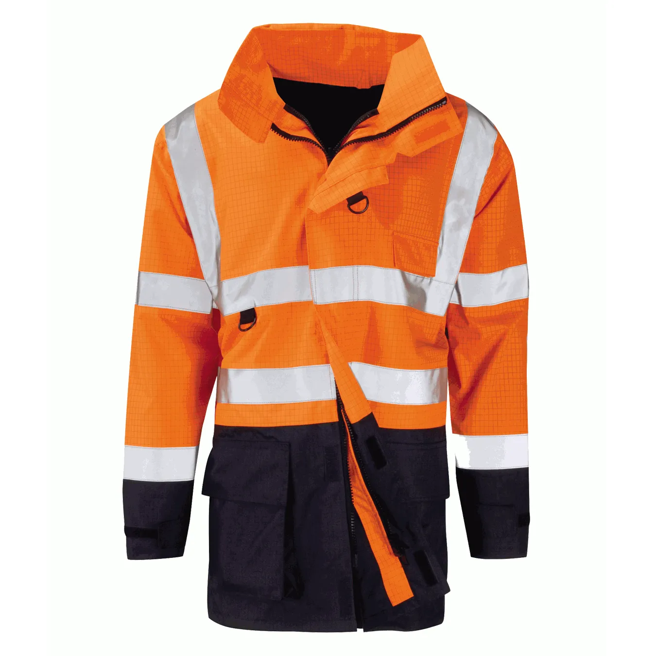 Toba: Two Tone ¾ Jacket